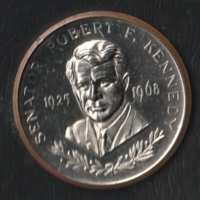 Senator Robert F. Kennedy emlékérme.