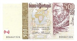 500 escudo escudos 2000 Portugália UNC