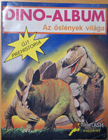 Dino-Album Az őslények világa (Euroflash Figurine) beragasztós matricás album