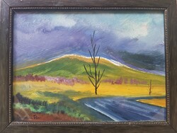 Signed (Tibor Boromisza) very beautiful landscape painting