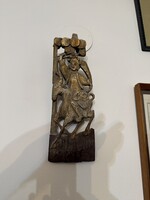 Kínai keleti faragás szobor 2db