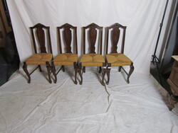 Antik Neobarokk gyékényfotel 4 db