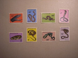 Ruanda - Fauna, hüllők, kígyók 1967