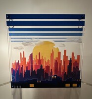 Space Object - The City ( térhatású plexi kép )