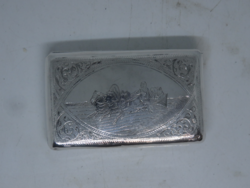 84 zolotnyikos orosz ezüst tubákos szelence.