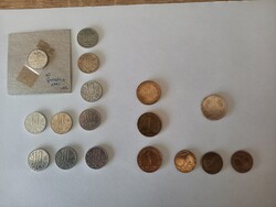 Vegyes német osztrák érmék 17db
