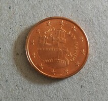 San Marino 5 Euro Cent 2004 AUNC+