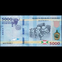 Burundi 5000 Francs 2018 P-53 UNC