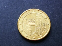 Ausztria 10 Euro Cent 2008 aUNC