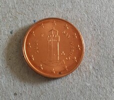 San Marino 1 Euro Cent 2004 AUNC+