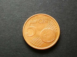 Olaszország 5 Euro Cent 2002 aUNC