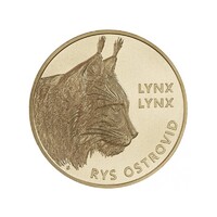 Szlovákia,5 euro 2022 - Eurázsiai hiúz UNC réz