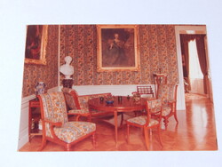 Képeslap - Keszthely, Helikon Kastélymúzeum - női nappaliszoba