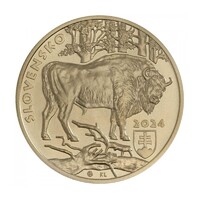 Szlovákia,5 euro 2024 - Európai bölény UNC réz
