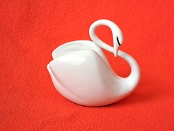 1 Ft-ról! Hollóházi art deco hattyú porcelán figura