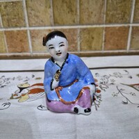 Porceán Kínai Gyerek Figura
