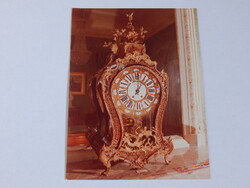 Képeslap - Keszthely, Helikon Kastélymúzeum - kandalló-óra