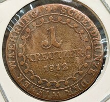 1800 G (Nagybánya) 1 krajcár – II. Ferenc, KM #2111 – Ritkább erdélyi verde!