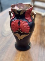 Zsolnay  eozin pipacsos váza