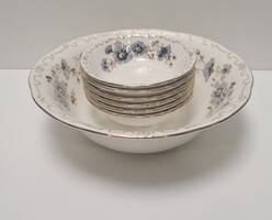 Zsolnay Búzavirág mintás Kompótos készlet #2854