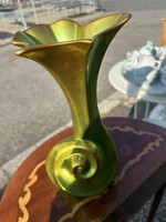 Zsolnay eozin csiga váza