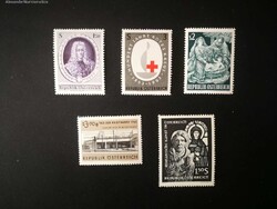 Ausztria 1963-64 5 érték ** CA