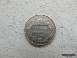 Ferenc József ezüst 5 korona 1900 K.B.