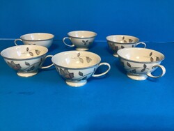 Rosenthal Winifred porcelán teás csésze , 6 darab .
