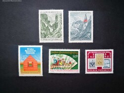 Ausztria 1974-75 5 db ** CA