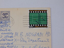 Képeslap - Egyiptom, Szent Katalin-kolostor - Izraelből Kanadába küldve