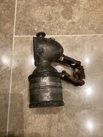 Karbid lámpa veterán kerékpárra.