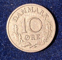 Pénzérme Dánia 10 öre  1967