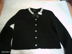 Gyönyörű, új fekete kis alkalmi kabátka