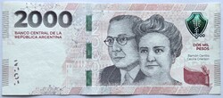Argentina 2000 Pesos 2023, EF.