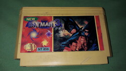 Retro sárga kazettás NINTENDO VIDEO JÁTÉK -BATMAN 3. jó állapotban a képek szerint 1.
