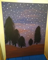 Painting by unknown Artist 57 x 75 cm. A basic painting for your home.