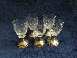 Alpakka talpas pohár 5 db