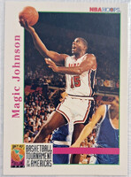 Magic Johnson NBA Hoops Usa Basketball 1992 kosárlabdakártya