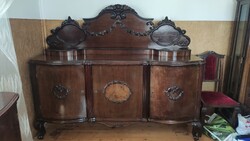 Antik neobarokk stílusú komplett étkező garnitúra