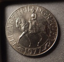 Anglia Egyesült Királyság II. Erzsébet királynő 25 éves jubileum 1977 érme emlékérme