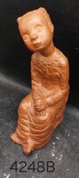 Kovács Margit, kerámia szobor.Vágyakozás, 18 cm-es. 4248b