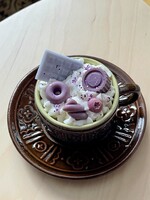 Szójaviasz illatgyertya levendulás kávé