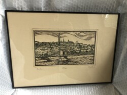 'Buda' című falikép, Kádár János Miklós alkotása.