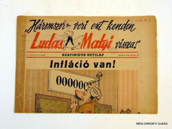 1946 március 10  /  Ludas Matyi  /  Szatirikus hetilap  /  Szs.:  5490