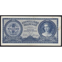 Magyarország,1.000.000.000 milpengő 1946 EF+
