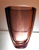 Sklo Union cseh üveg váza