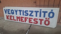 Retro reklám tábla