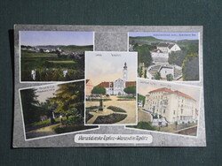 Képeslap,Horvátország,Varaždinske Toplice,Varasdfürdő,park,kastély,szálló,fürdőház,1914-