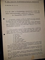 1944, iskolai légoltalmi tájékoztató füzet, ritka