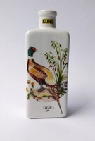 Kőporc Witeg fácános porcelán italos flaska